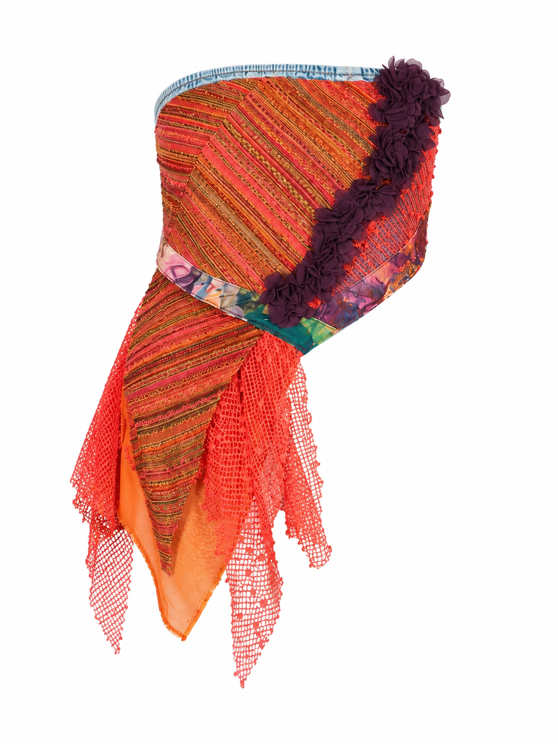 Orange muse top