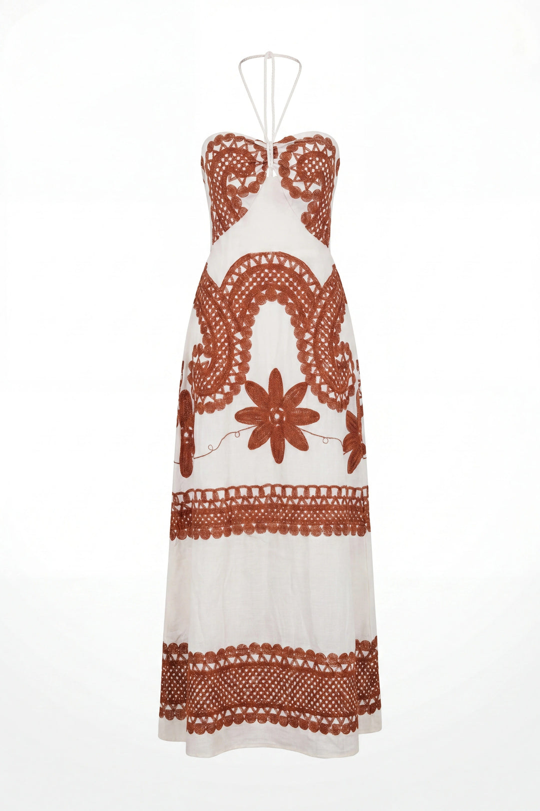 Ivory Mosaic Gown