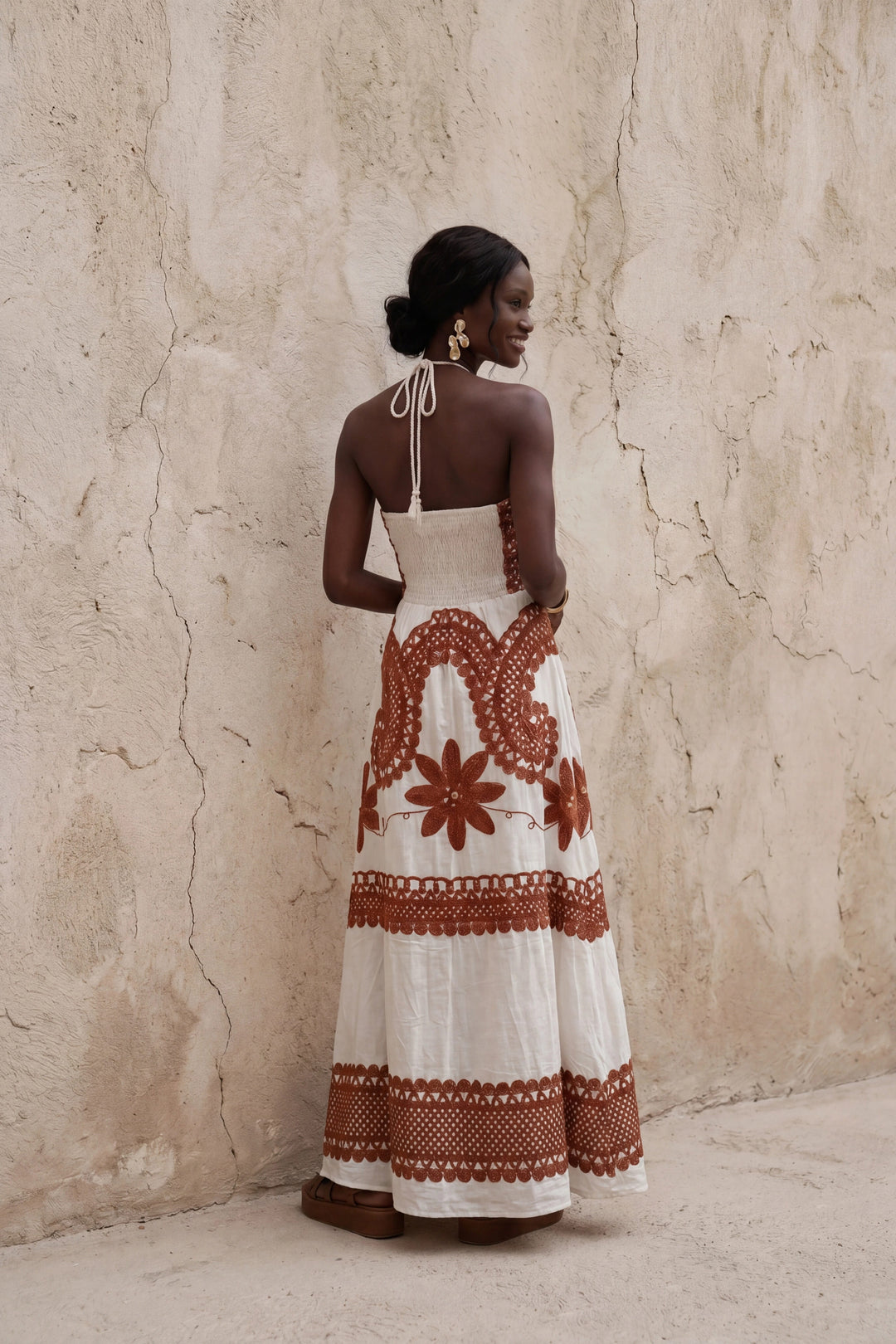 Ivory Mosaic Gown