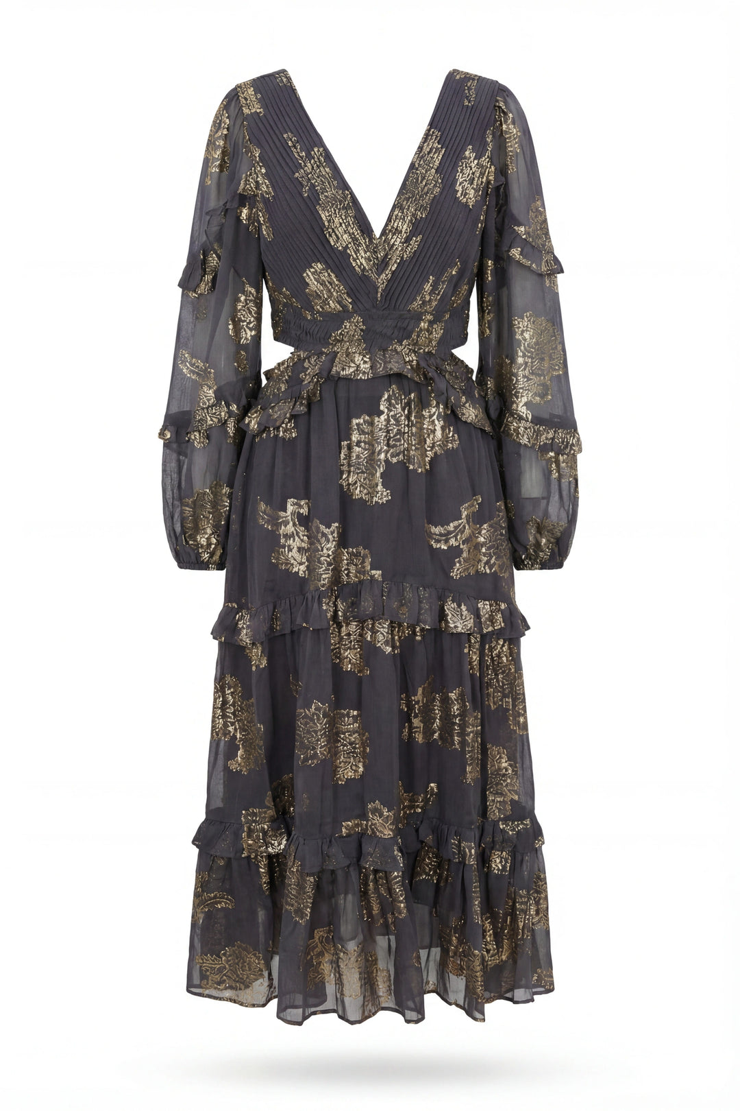 Midnight Gold Gown