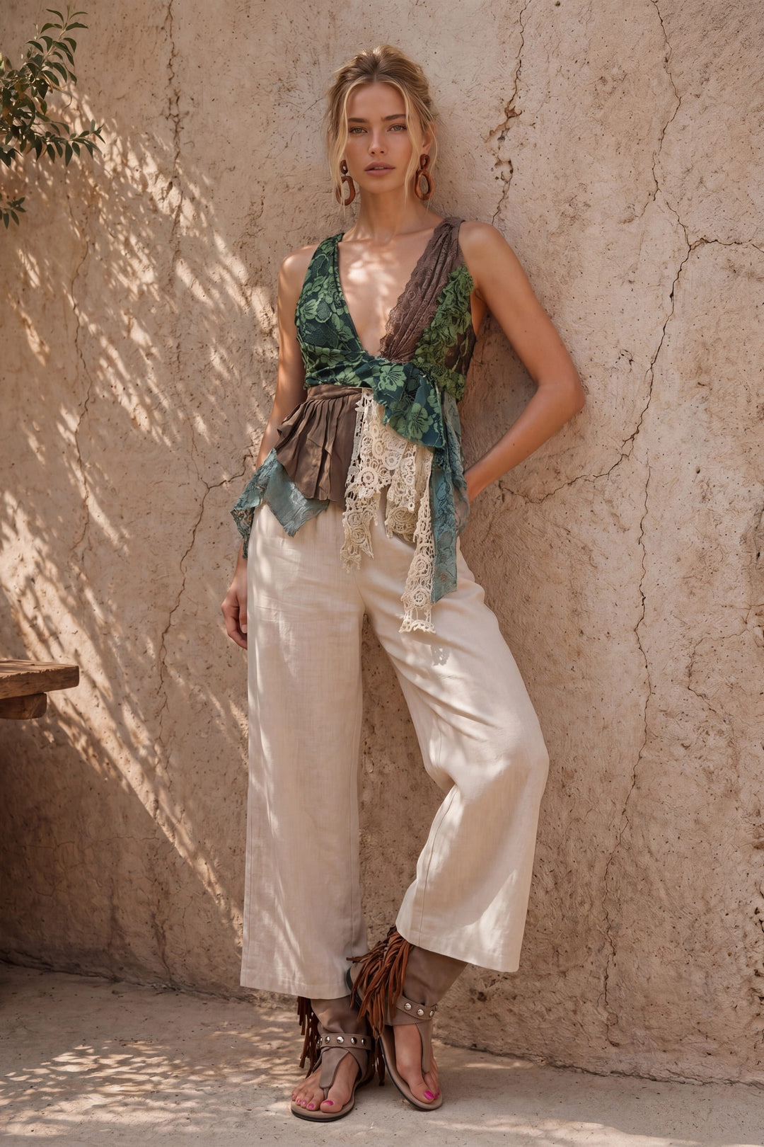 Emerald Mosaic Top
